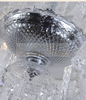 large K9 Crystal pendant Chandelier lighting for Hotel living Room Hallway dining room French 8-24 pcs Led lustres de cristal