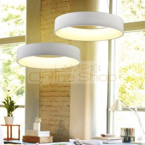 LED Bar Annular pendant Lights for Dining Room 18"/24" 24W/36W round Post Modern Kitchen Lamp Study room pendant Lamps Lampen