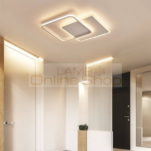 LED brightness ceiling lights for living room studio bedroom Deco AC85-265V white modern surface mounted ceiling lamp