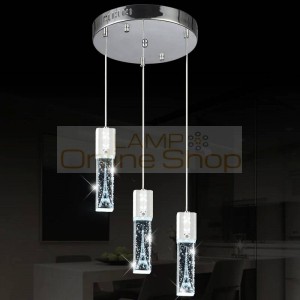 Led Eiffel Tower crystal pendant light for Kitchen Cafe lighting modern bubble crystal pendant lamps for dining room lamparas