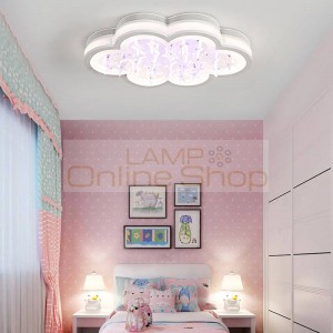 Luminarias Para Teto Abajur Acrylic Led Ceiling Light With Remote Control For Baby Bed Home Decoration Lamp Living Lighting