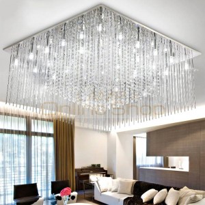 luxury Glass ceiling luminaire Modern Crystal Lamp Led Bedroom Living Room kitchen ceiling lights interior lighting