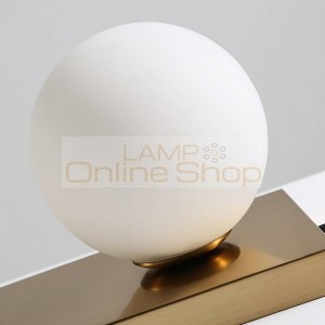 Modern creative LED table lamp square base simple glass lampshade E14 bulb home decoration bedside desk lamp Kung table light