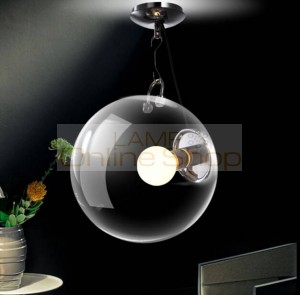 Modern European Vintage Glass Ball Ceiling Lamp for Dining Room Industrial Bedroom Balcony LED Ceiling Light Fixtures