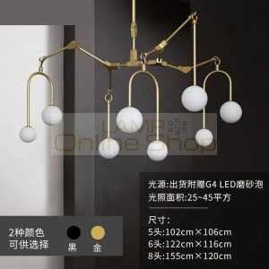 Modern glass chandeliers LED Ceiling Chandelier Lighting for Living Room Bedroom home G4 Lighting Fixtures