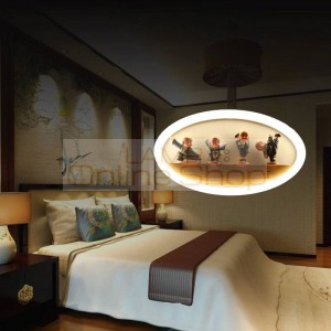 Modern High Quality LED Lamps Wall Lights Creative Circle Acrylic Wall Header Bedroom Lighting Lamp Hall Stairs Balcony