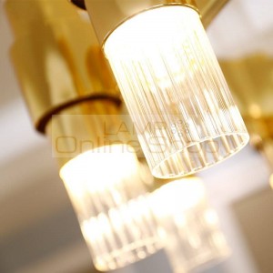 Modern Kung LED pendant lights 16/20 head LED G9 LED lamp frosted glass lampshade dining room hall hanging light free EXPRESS