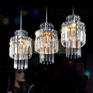 Modern Lamp Loft Crystal Led Chandelier Nordic Pendant Lamp Industrial Lustre Kitchen Fixtures Decorative Hanging Lamp Luminaire