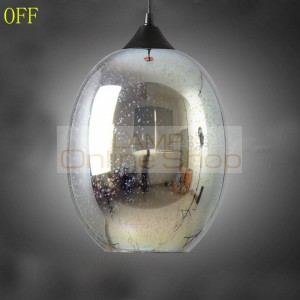 Modern led 3D industrial pendant light,dia 22/20cm colorful plated glass lampshade hanging lamp for dining/living room lighting