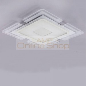 Modern led acrylic Ceiling Light with Remote control for Living Room kitchen home lighting 50 72w Ultrathin acrylic ceiling lamp