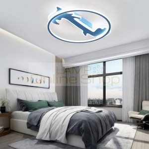 Modern LED ceiling lights for living room bedroom AC85-265V pink/ blue color Remote control indoor lighting ceiling lamp