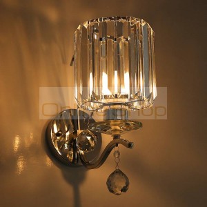 Modern led wall sconce modern wall lights lustre iluminacion interior bedroom E27 crystal lamp Guaranteed 100%+!