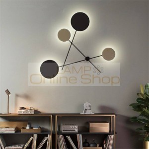Modern Light Novelty Wall Lamp Creative Home Lighting Restaurant Fixtures LED Living Room Wall Sconces Iron Bedroom Wall Lights