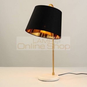 Modern Living Room Tabe Lamp Nordic Fabric Lampshade Bedroom/Study Table Light Fixture Decorative Desk Light