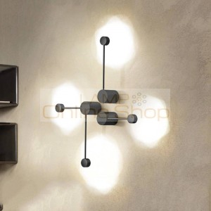 Modern Minimalist LOFT LED Wall Lamp Lamp Bedside Lamp Wall Lights Room Bathroom Mirror Light Direct Creative Aisle Hanging Lamp