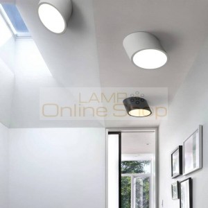 Modern Round Led Ceiling Light Personalized Modern Minimalist Bedroom Corridor Balcony Lighting Creative Study Lighting