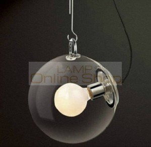 Modern Simple Balcony Soap Bubble LED Chandelier Lamp for Restaurant Bedroom Dining Room Lamp Glass Hanging Lighting Fixture