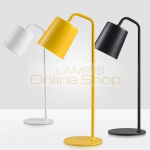 Modern simple Floor Lamp yellow black white color floor light Living Room reading bedroom office table lamp free shippping