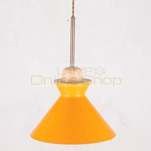 Modern simple LED Pendant light metal lampshade E27 lamp holder nodric livingroom diningroom restaurant store hang lamp