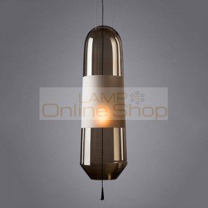 Modern Vintage Copper Glass Gold Pendant Lights Cafe Room Bar Hanging Lamp Single Glass Pendant Lamps Decoration Indoor Lighting