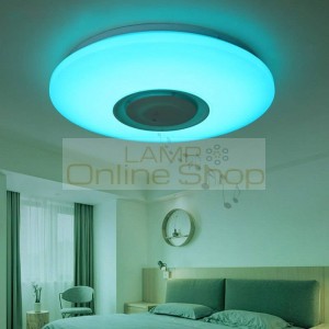 Music LED Ceiling Light with Bluetooth Control Color Change Lighting flush lamp for bedroom ceiling light