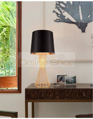 New Arrival table lamp new Brief modern decoration table light bedroom lighting simple home decorative desk lamp black white