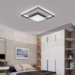 New modern design Led ceiling lights for room, bedroom, study, home room Color coffee finish ceiling lamp