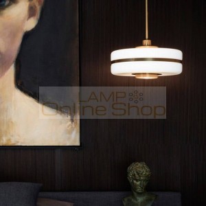 Nordic Glass Lampshade LED Pendant Light Fixtures for Dinning Room Bedroom Hanglamp Office Kitchen Home Deco Hanging Lamp