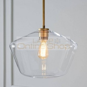 Nordic Glass Pendant Lamp For Dinning Room Modern Drop Light Decorative Light Fixture For Shop/Restaurant