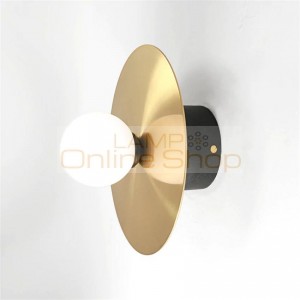Nordic LED Gold Wall Lamps Led Indoor Sconce Lamp Aluminum Wall Lights Restaurant Bar Coffee Dining Room Hanging Lamps Fixtures