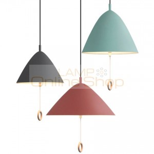 Nordic Led Iron Pendant Lights Simple Restaurant Room Bedroom Luminaire Pendant Lamp Kitchen Fixtures Hanging Lamp