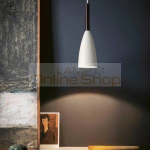 Nordic Pendant Lamp For Living Room/Bedroom Modern Wooden Pendant Light For Lobby Art Decoration Hanging Light Bar lights