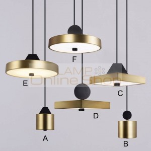 Nordic pendant lights modern simple hanging lamps creative metal and acrylic multi style comebo lighting LED Decoration lamp