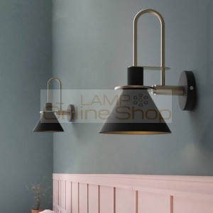 Nordic Personality Minimalism Living Room Macaroon LED Wall Lamp Aisle Bedroom Bedside Decor Wall Light Fixture