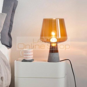 Nordic post modern desk Lamp creative cement table Lamp Reading Lamp E27 LED lamp Study living room home art decoration