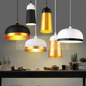 Nordic Restaurant aluminum pendant light bar Simple Creative Personalized Art Cafe Bar Desk Study Bedroom Living Room Lamps