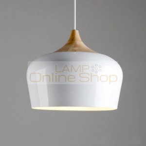 Nordic simple design D30/35cm White/Black shade pendant light lamp dining room restaurant kitchen shop hang lamp suspended lamp