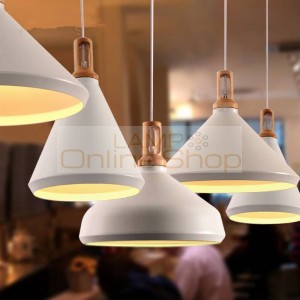 Nordic Simple White Pendant light lamp E27 LED dining room kitchen shop white Alu. hanging light drop light suspended light lamp