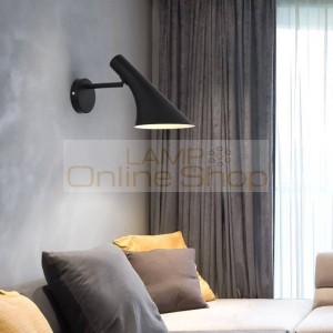 Nordic studio Picture Light horn shaped wall sconce Modern Adjustable Swing Arm Wall fixtures indoor LED Wall lights Mirror Luz