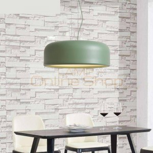 Nordic Style Restaurant lights Ceiling Lamps Macarons Creative Bedroom E27 pendant light Study Lifting Dual-purpose Lamp