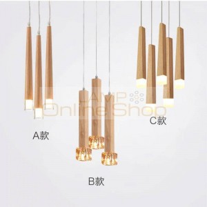 Novelty 15-light Led cone stair lighting chandelier huge G4 led wooden Staircase Lamps Long stairwell Stairway lamp led sconce