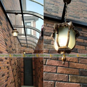 Outdoor Suspension Luminaire Waterproof Balcony Corridor Aisle Courtyard Lamp Garden Outdoor pendant lights