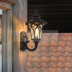 Outdoor Waterproof Wall Lamp Loft Industrial Balcony Lights Corridor Lamp Courtyard Wall Hanging Lamps And Lanter