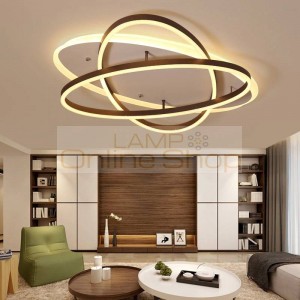 Oval-shaped chandelier design for white coffee room with modern lamp lights LED lighting lamp AC85-260V dero