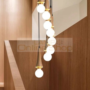 Pendant Lamp Modern Creative bedside lamp bedroom Suspension Luminaire Japanese Loft Style solid wood E27 Pendant Light