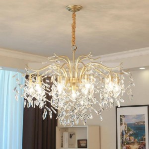 Pendelleuchte Lampara De Techo Colgante Moderna Crystal Suspension Luminaire Hanging Lamp Deco Maison Pendant Light
