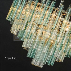Postmoden Crystal LED Pendant Lamp Living Room Lustres Decoration Tiffany Pendant Lamp Home Lighting Indoor Decor Hanging Lamp