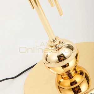 Promotion Simple Modern Floor Light E27 led lamp nordic Creative stand lamp gold metal body white lampshade Scene art decoration
