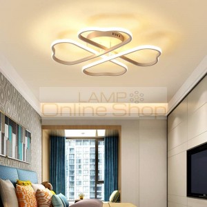 Remote control led ceiling lights mounted ceiling surface heart shape lighting ceiling lamp home Accessories
