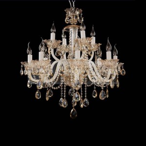 Roman style white candle holder champagne chandeliers led wedding crystal chandelier crystal lamps bedroom hotel hanging light